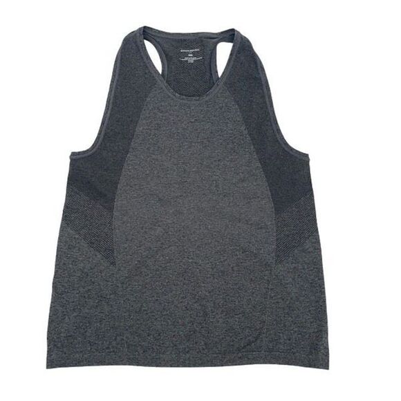 Banana Republic Womens Round Neck Racerback Cut Tank Top Heather Gray‎ Size XXL - Picture 1 of 5
